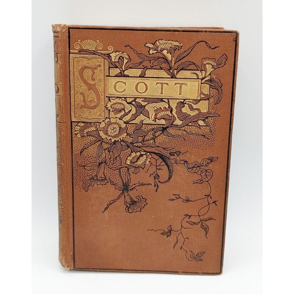 RARE Hardcover Sir Walter Scott Poetical Works Complete Edition. 1884 TY Crowell